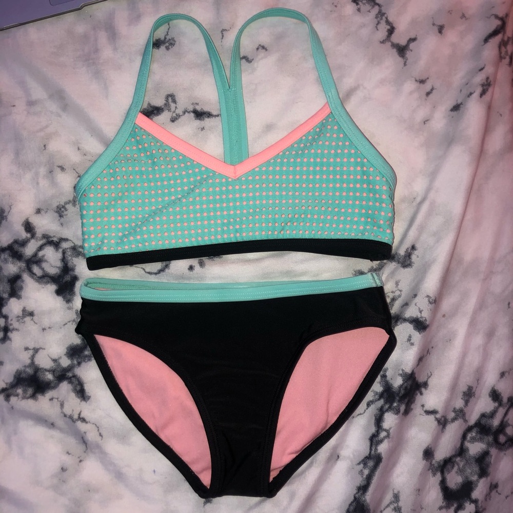 Girls’ Teal Bathing suit/swimsuit